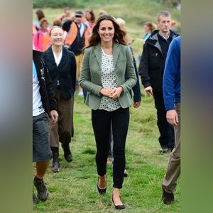 Zara Tie Blouse ASO Kate Middleton Rare